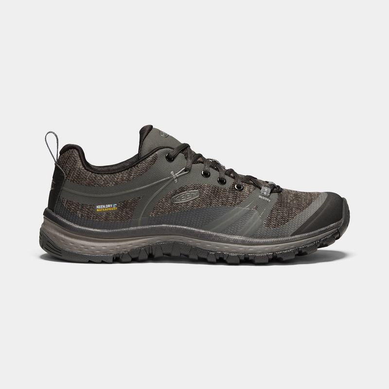 Zapatos Trekking Keen Terradora Waterproof Para Mujer Grises Oscuro - Zapatos Keen Mexico (307859-RY